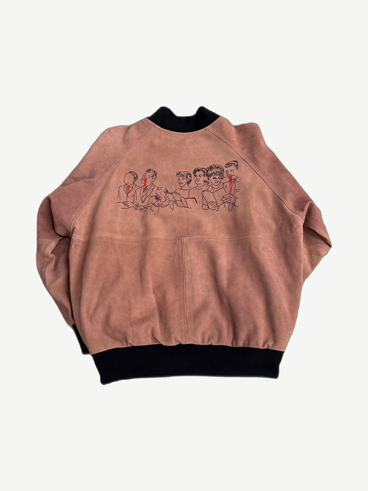 Enfants Riches Deprimes Nosebleed Choir Suede Jacket