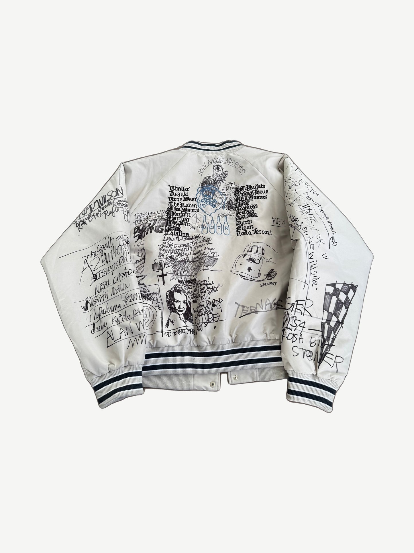 Paly Hollywood Gray Bolinas Bomber Jacket