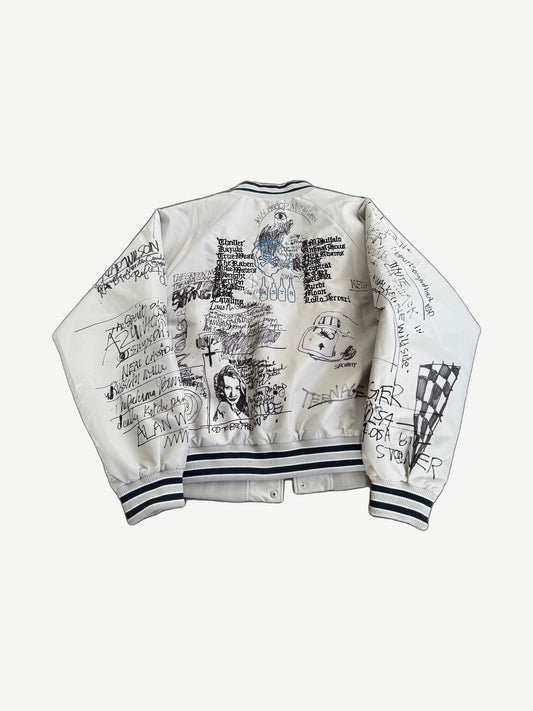 Paly Hollywood Gray Bolinas Bomber Jacket