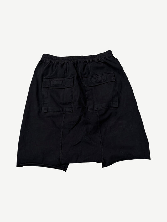 Rick Owens Black Pods Shorts