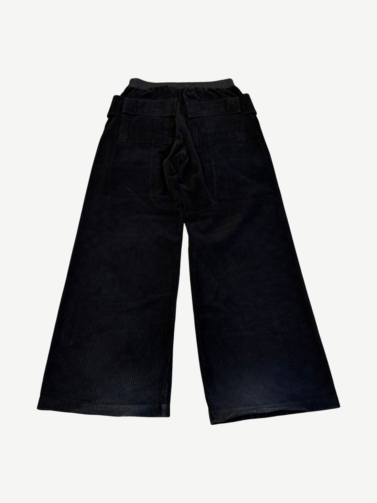 Rick Owens DRKSHDW Black Corduroy Creatch Cargo Pants
