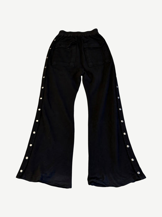 Rick Owens DRKSHDW Black Cotton Pusher Sweatpants