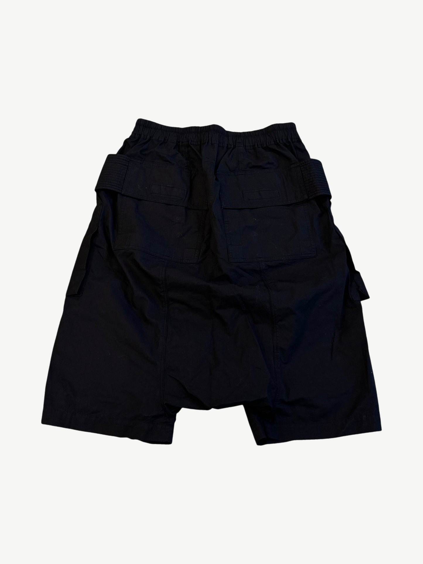 Rick Owens DRKSHDW Black Creatch Cargo Pods Shorts