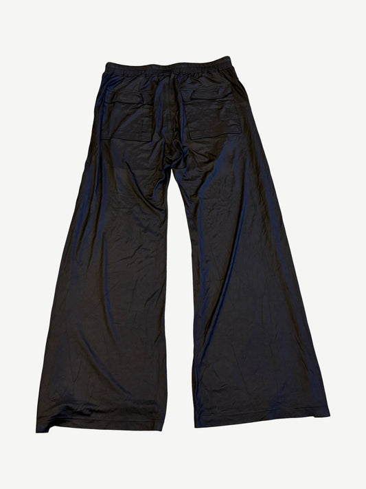 Rick Owens DRKSHDW Black Nylon Pusher Sweatpants