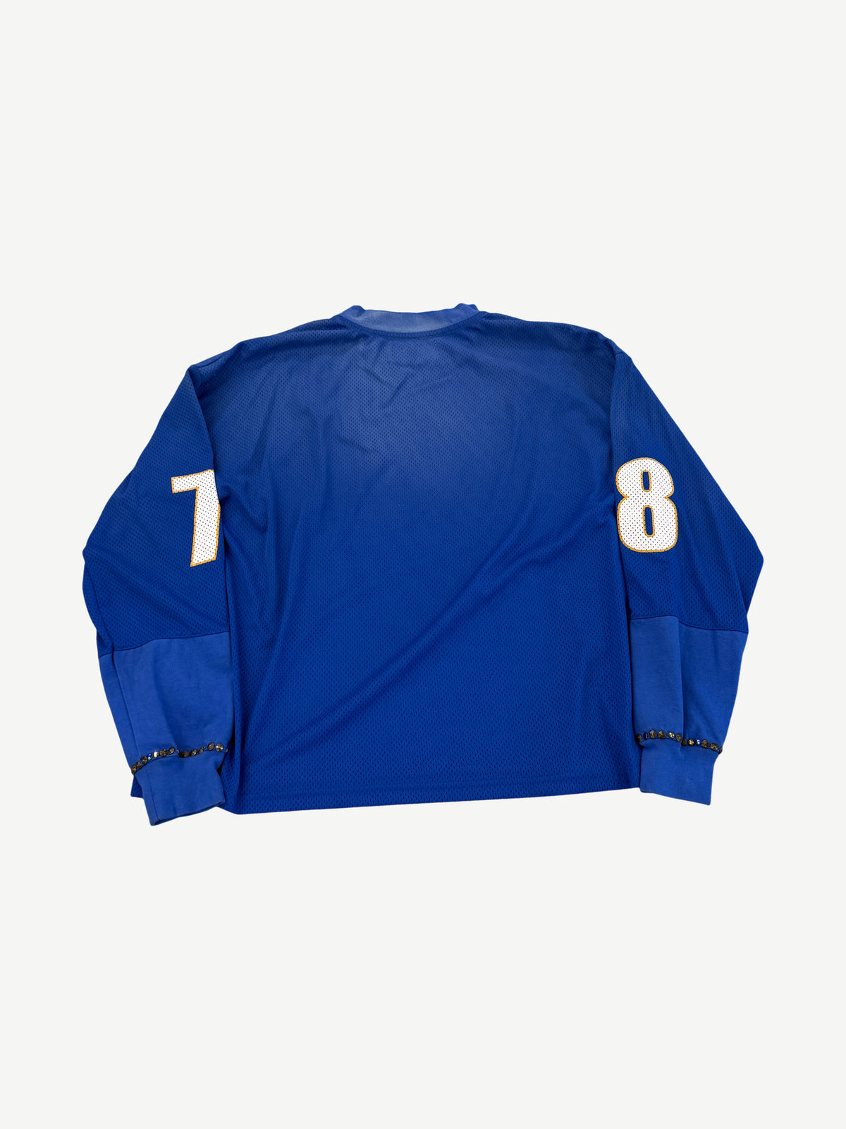 Satoshi Nakamoto Blue Mesh Moto Jersey