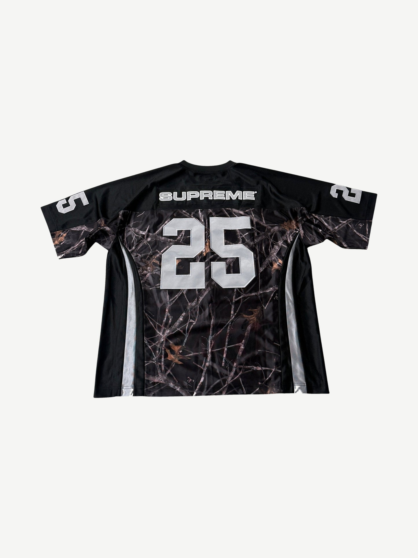 Supreme Black Breast Cancer Awareness Football Jersey