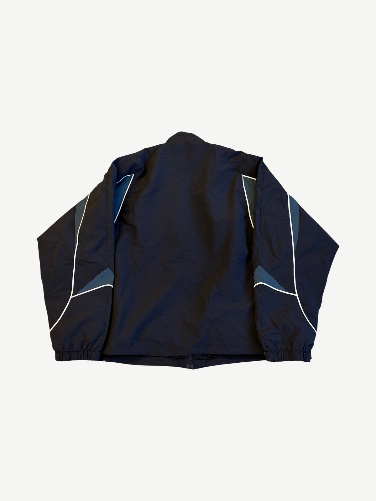 Supreme Black Contrast Piping Track Jacket