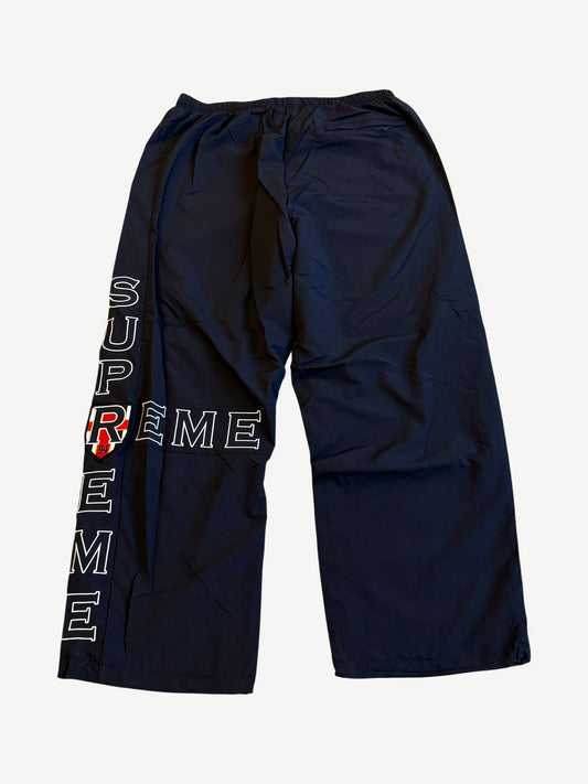 Supreme Black Cross Track Pants