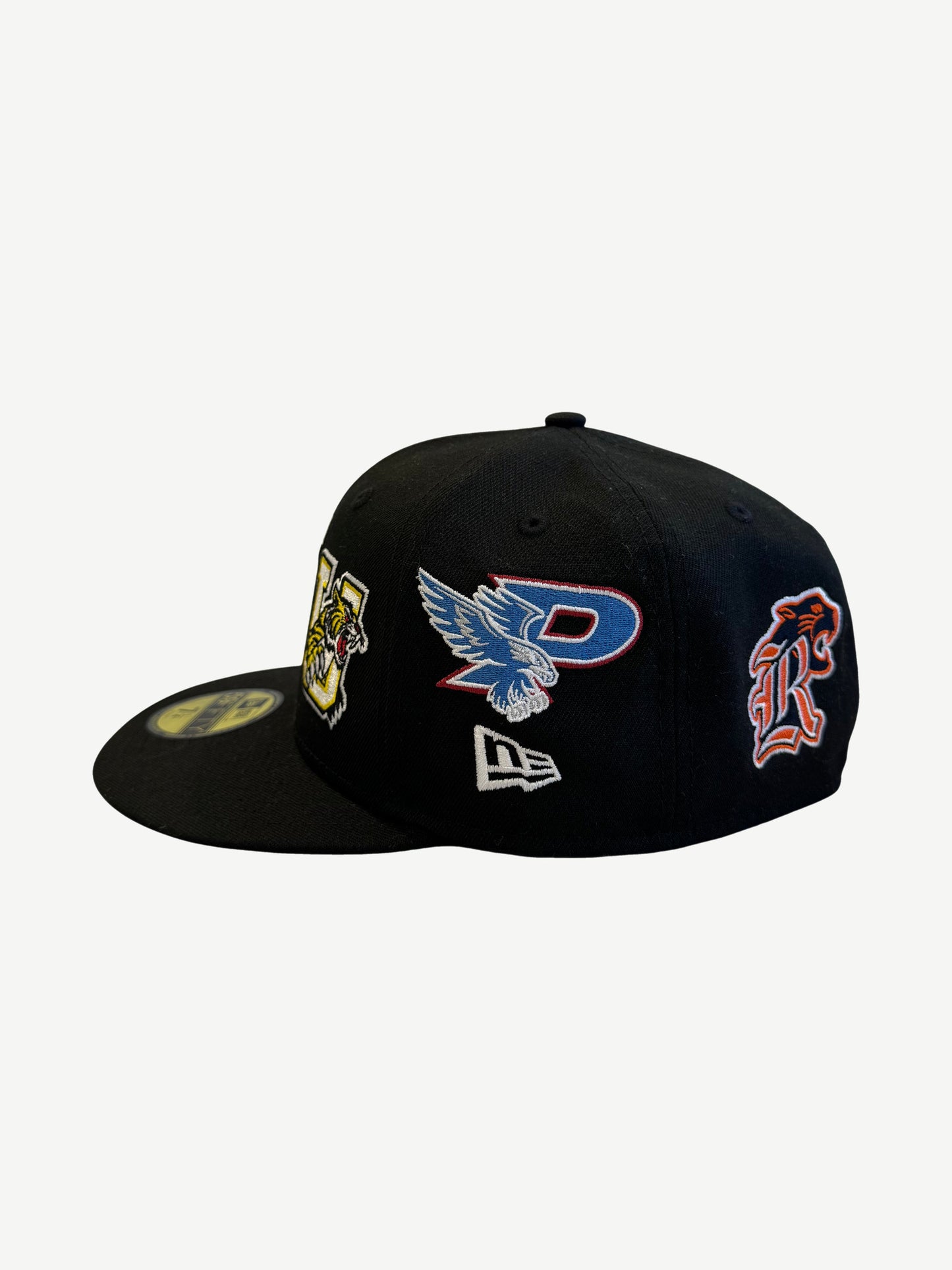 Supreme Black Mascots S Logo New Era 59Fifty Fitted Cap