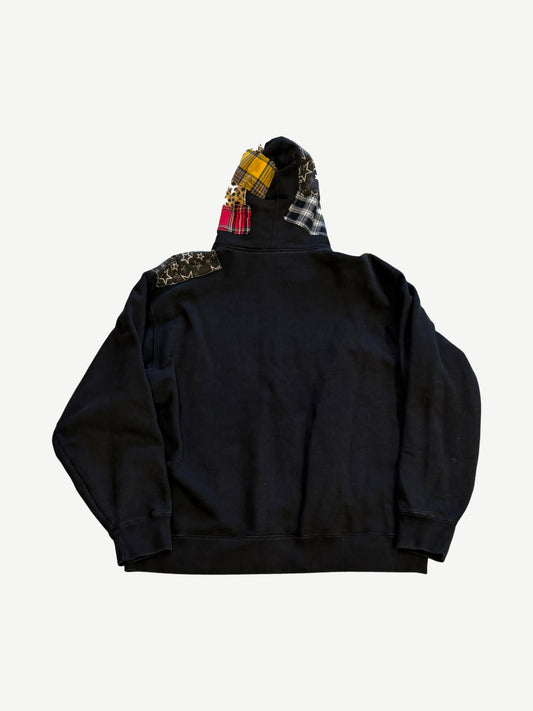 Supreme Black Patchwork Zipup