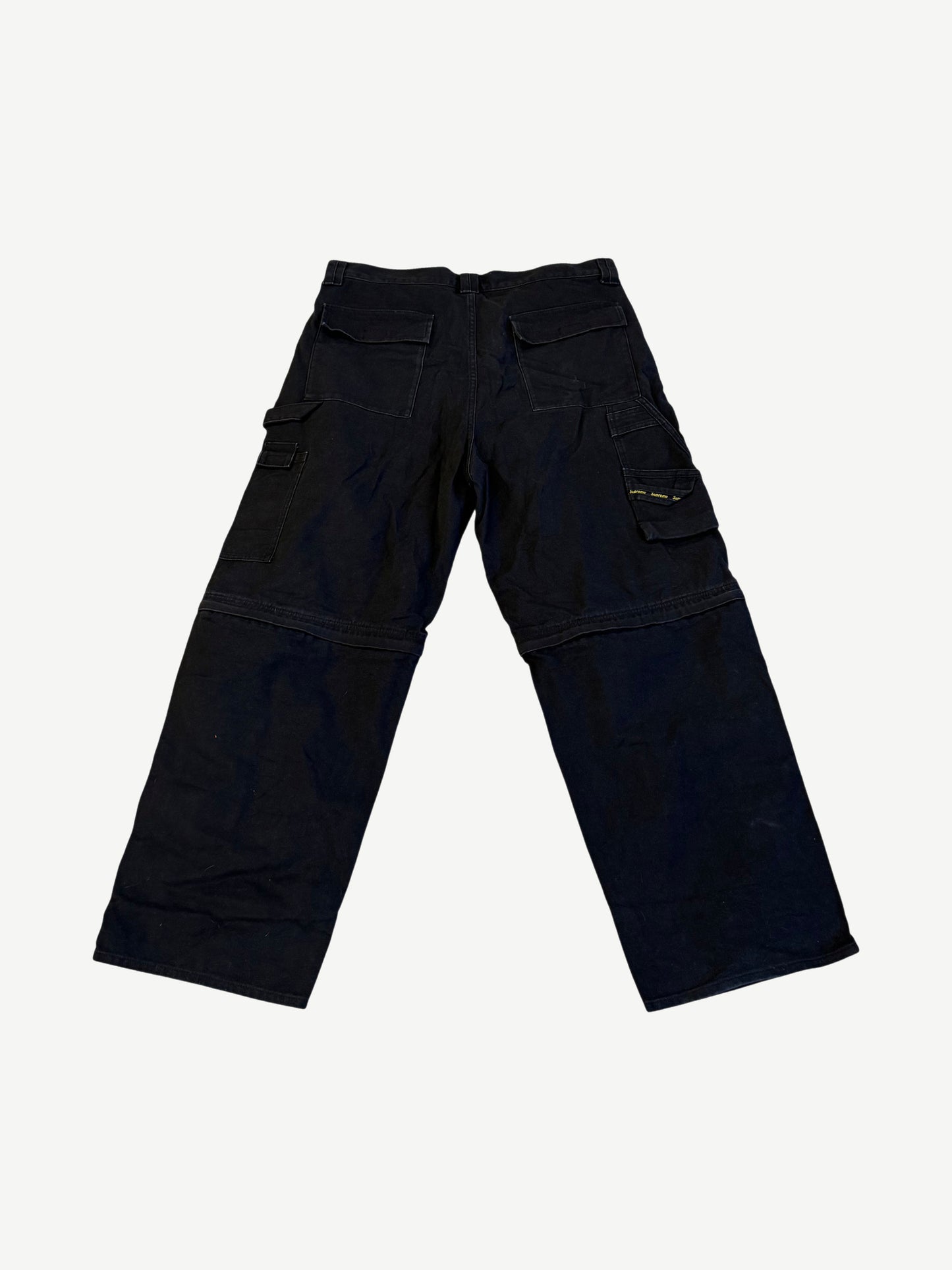 Supreme Black Zip-Off Utility Pants