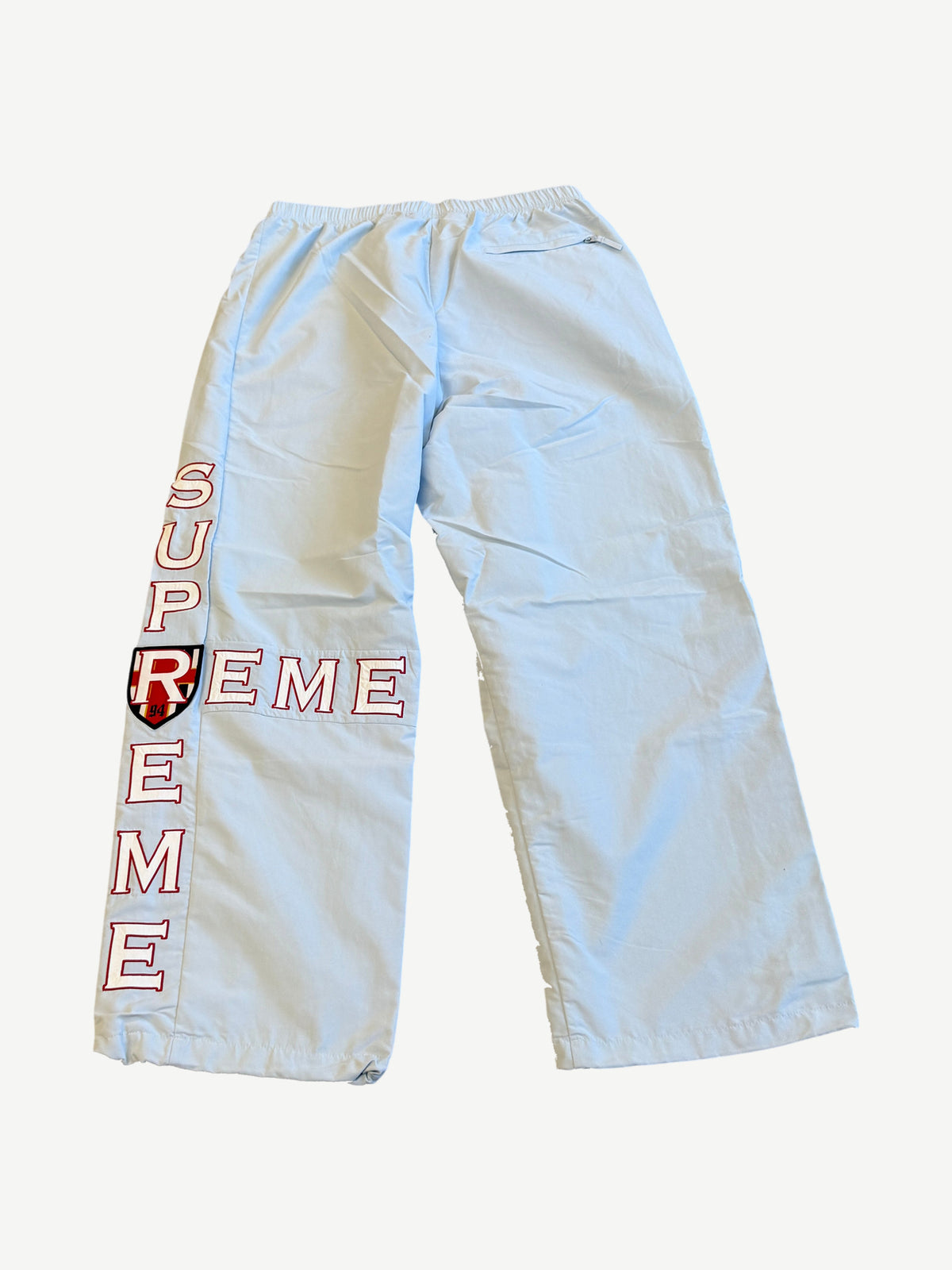 Supreme Light Blue Cross Track Pants