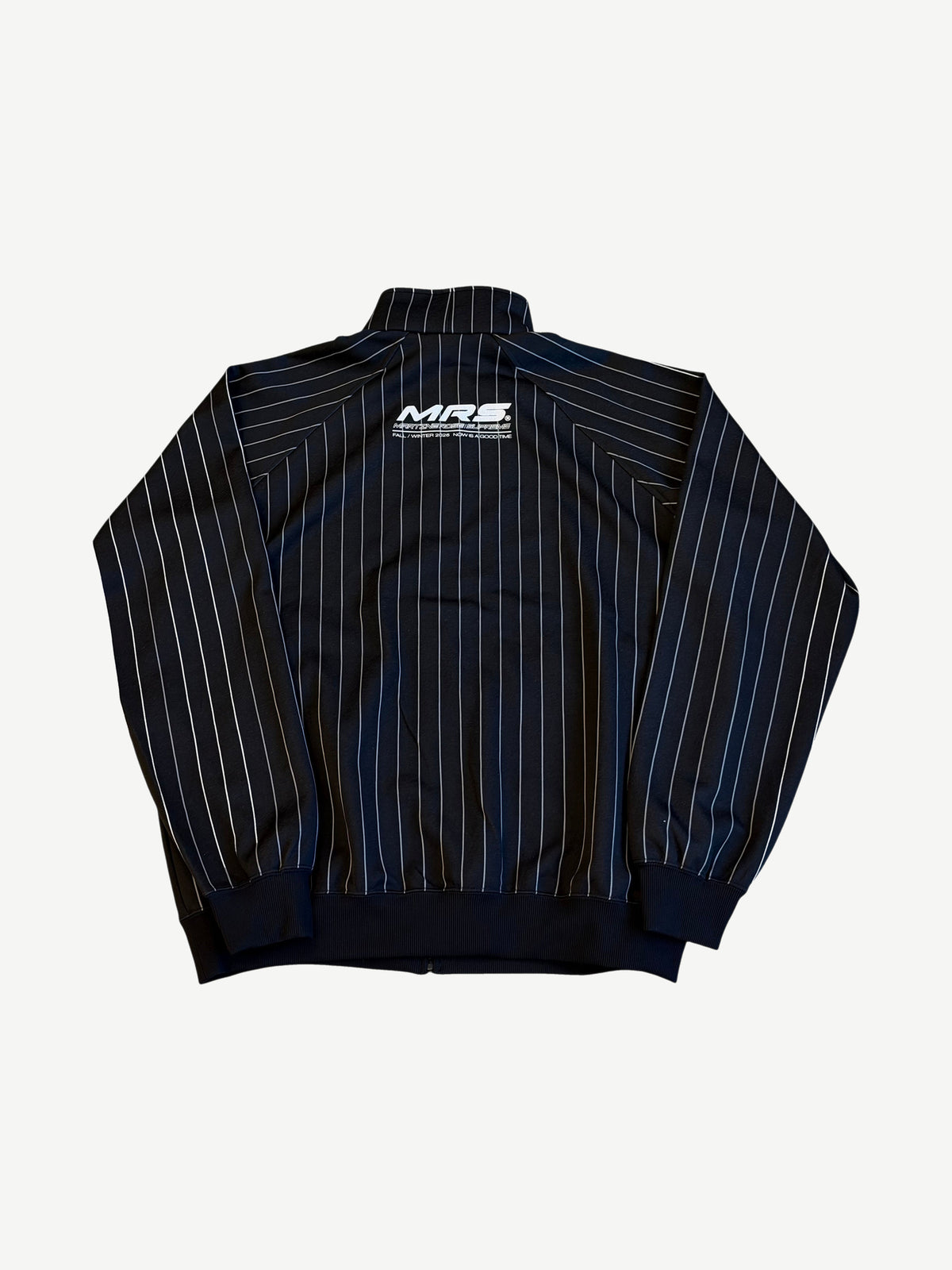 Supreme Martine Rose Black Striped Track Jacket