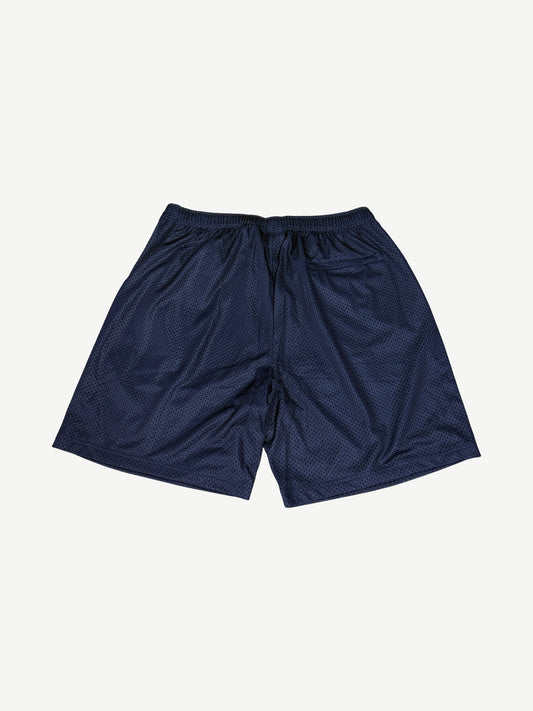Supreme Navy Mesh Rhinestone Shorts