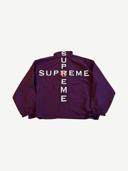 Supreme Purple Cross Track Jacket