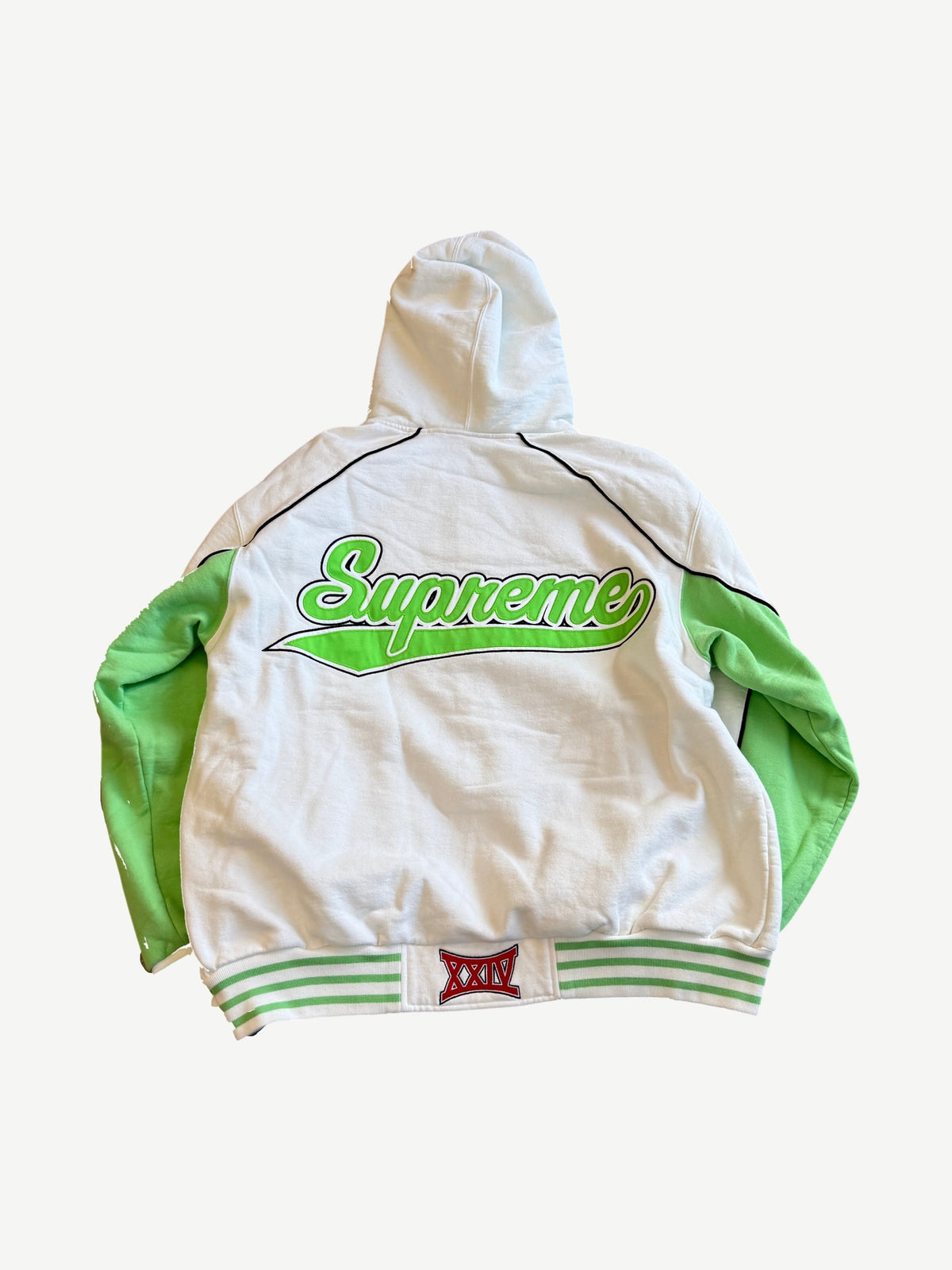 Supreme White Playoffs Zipup