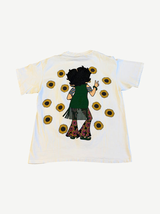 Vintage Betty Boop Home Grown Sunflower Tee