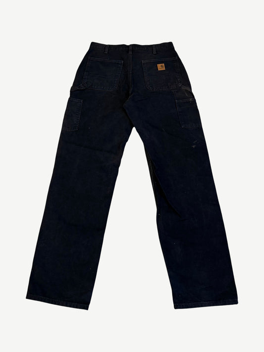 Vintage Black Carhartt Faded Carpenter Pants