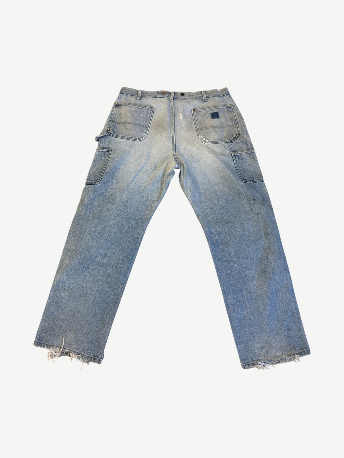 Vintage Blue Carhartt Distressed Double Knee Carpenter Pants
