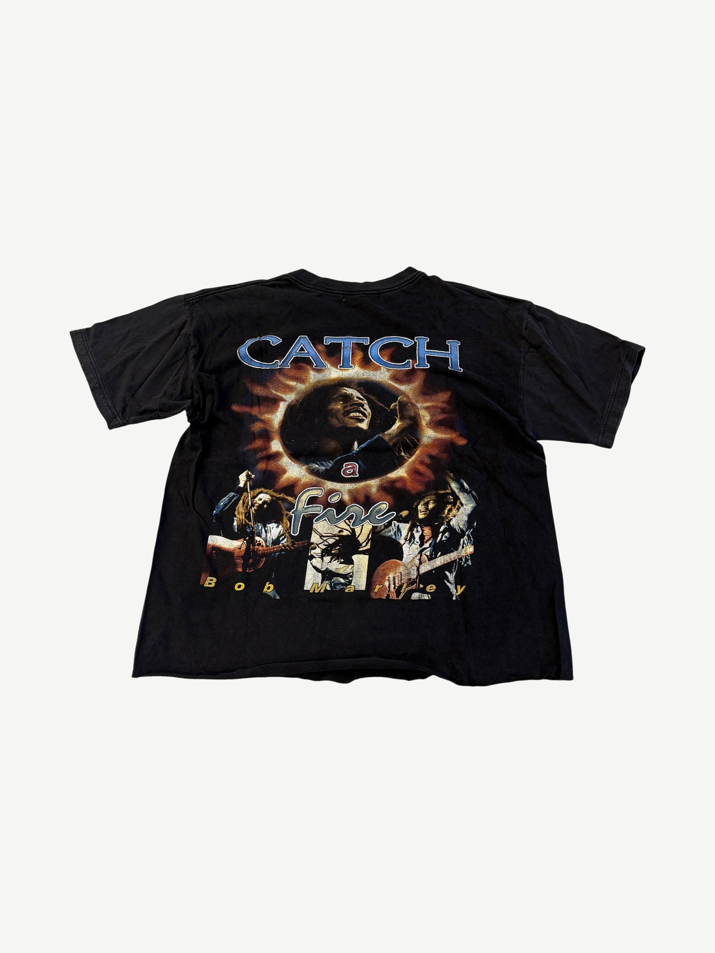 Vintage Bob Marley Catch a Fire Rap Tee