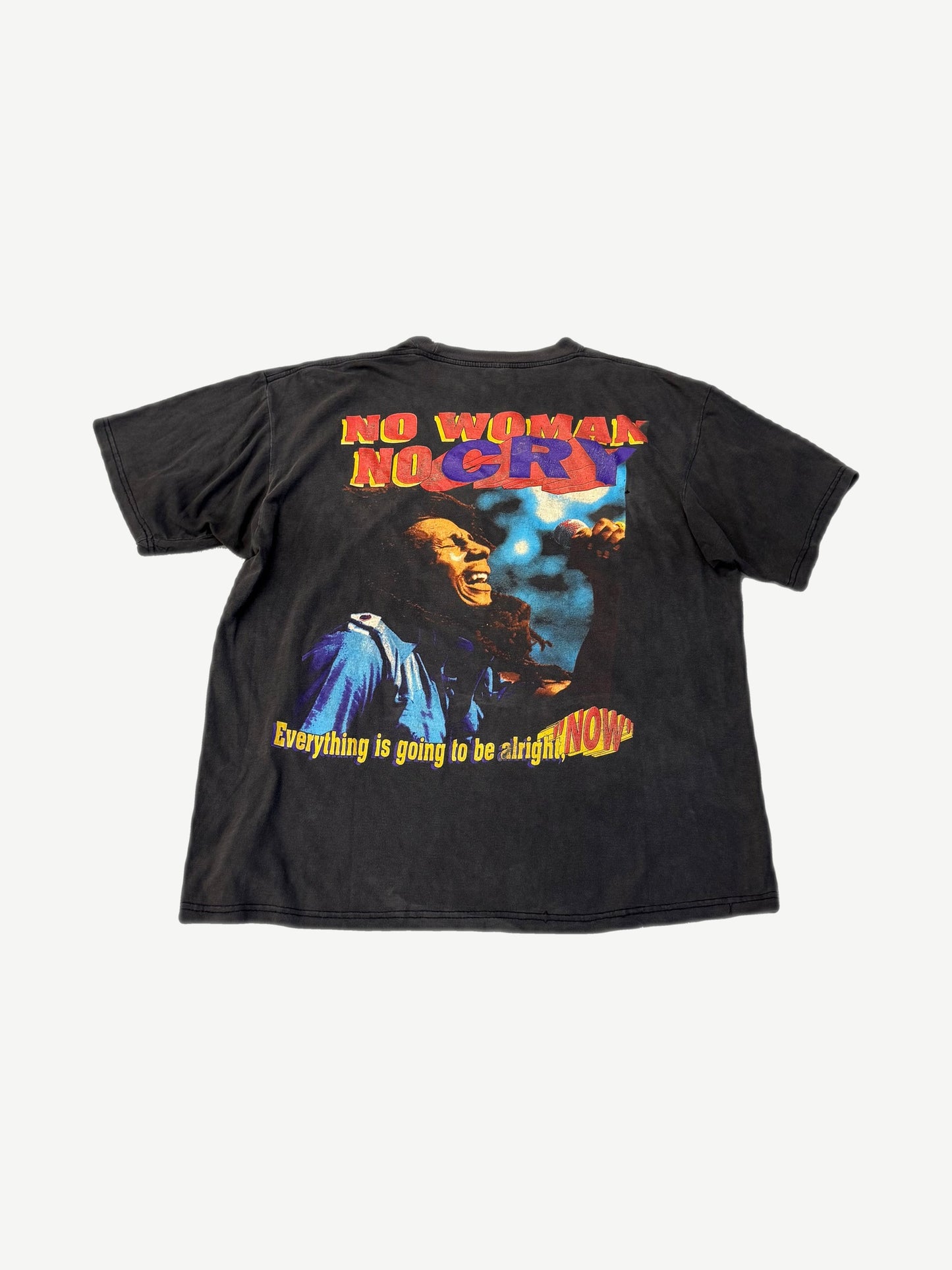 Vintage Bob Marley No Woman No Cry Rap Tee