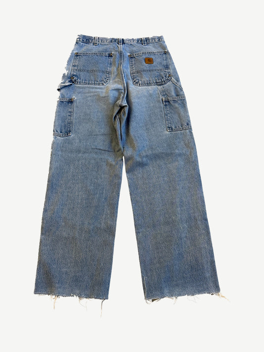 Vintage Carhartt Light Wash Double Knee Carpenter Pants