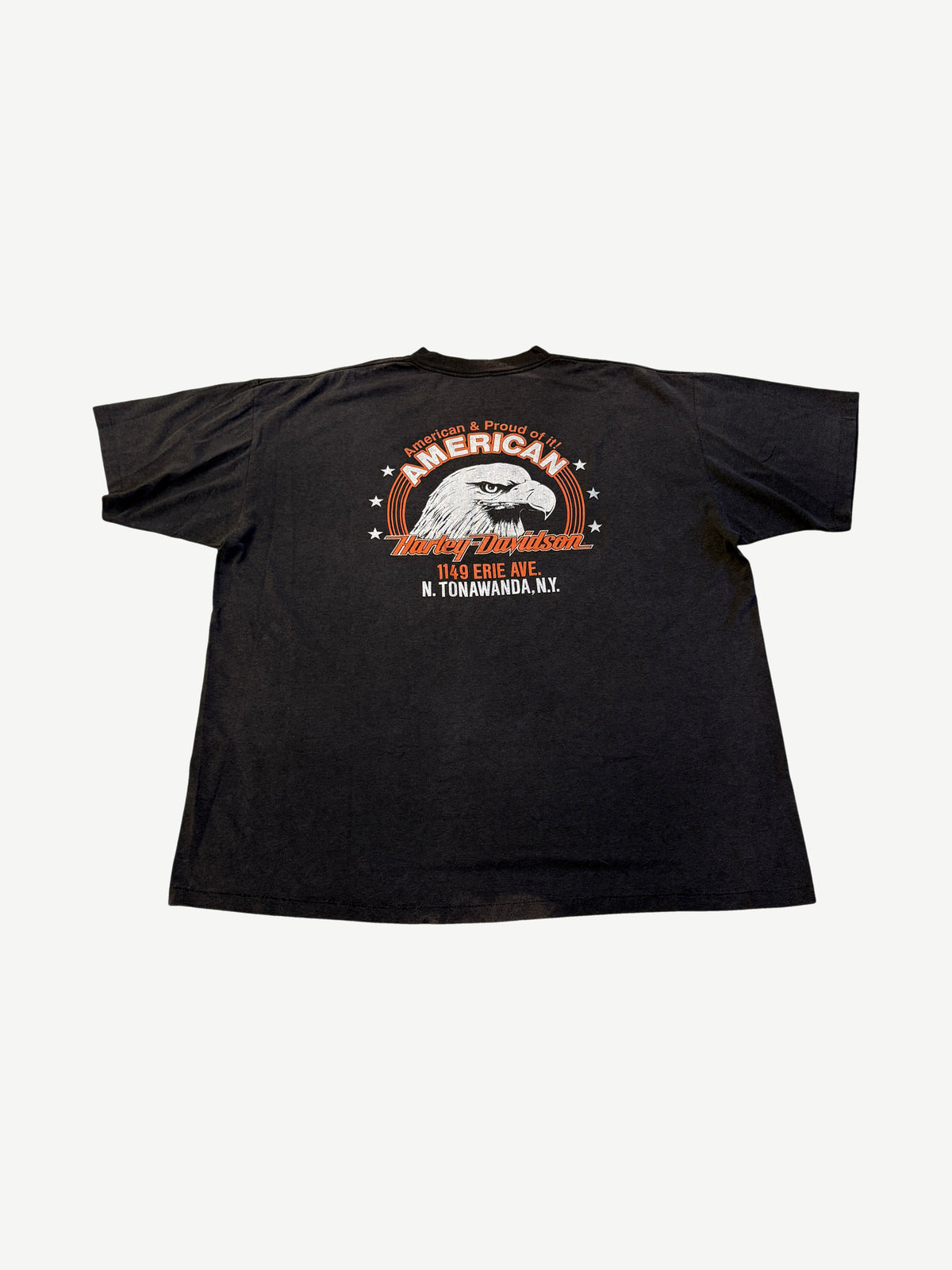 Vintage Harley Davidson Crest Logo Tee