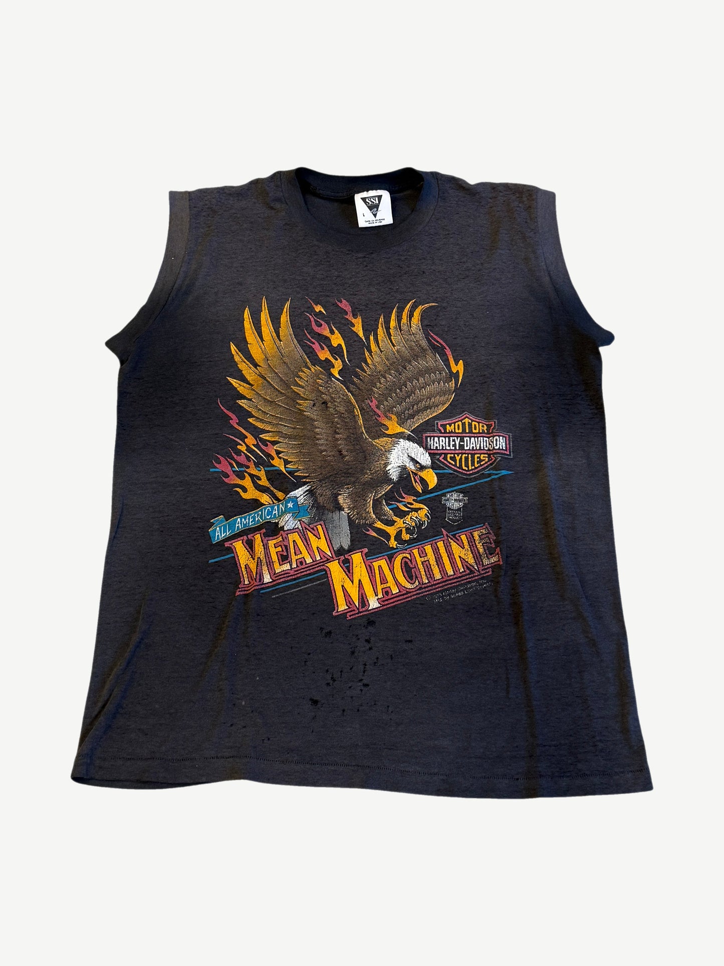 Vintage Harley Davidson Mean Machine Tank Top