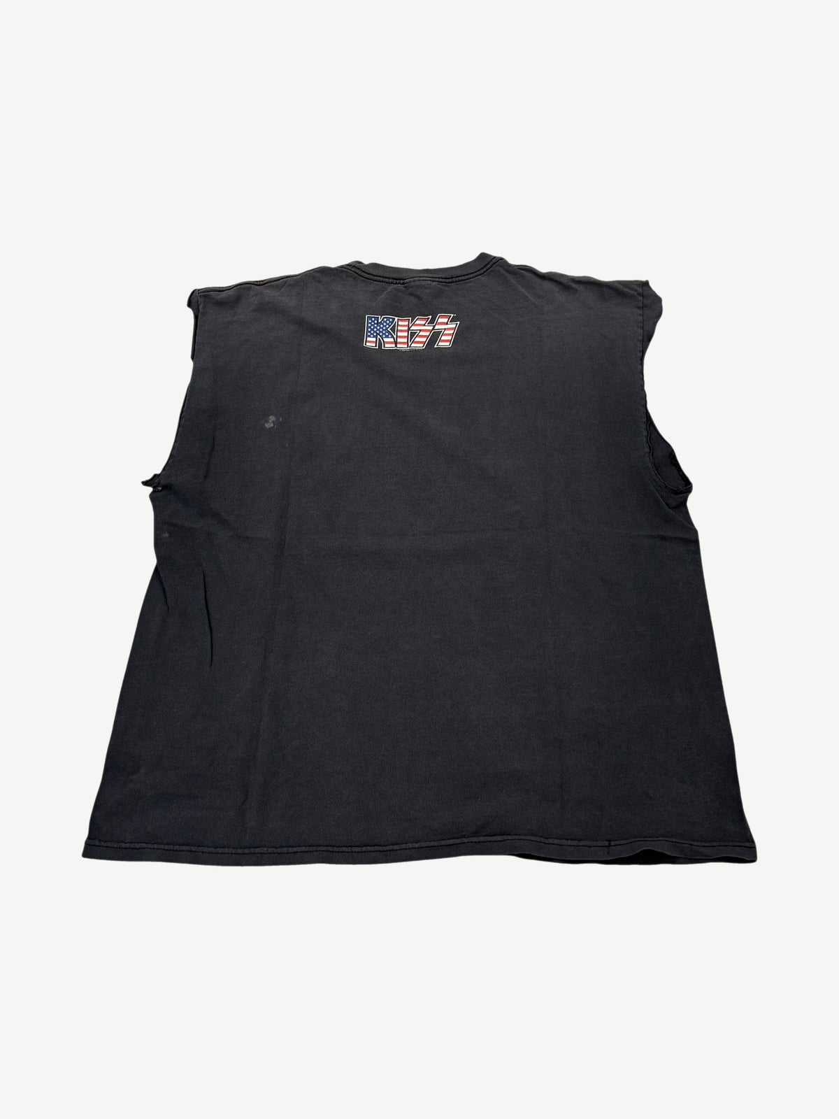 Vintage Kiss American Flag Cutoff Tee
