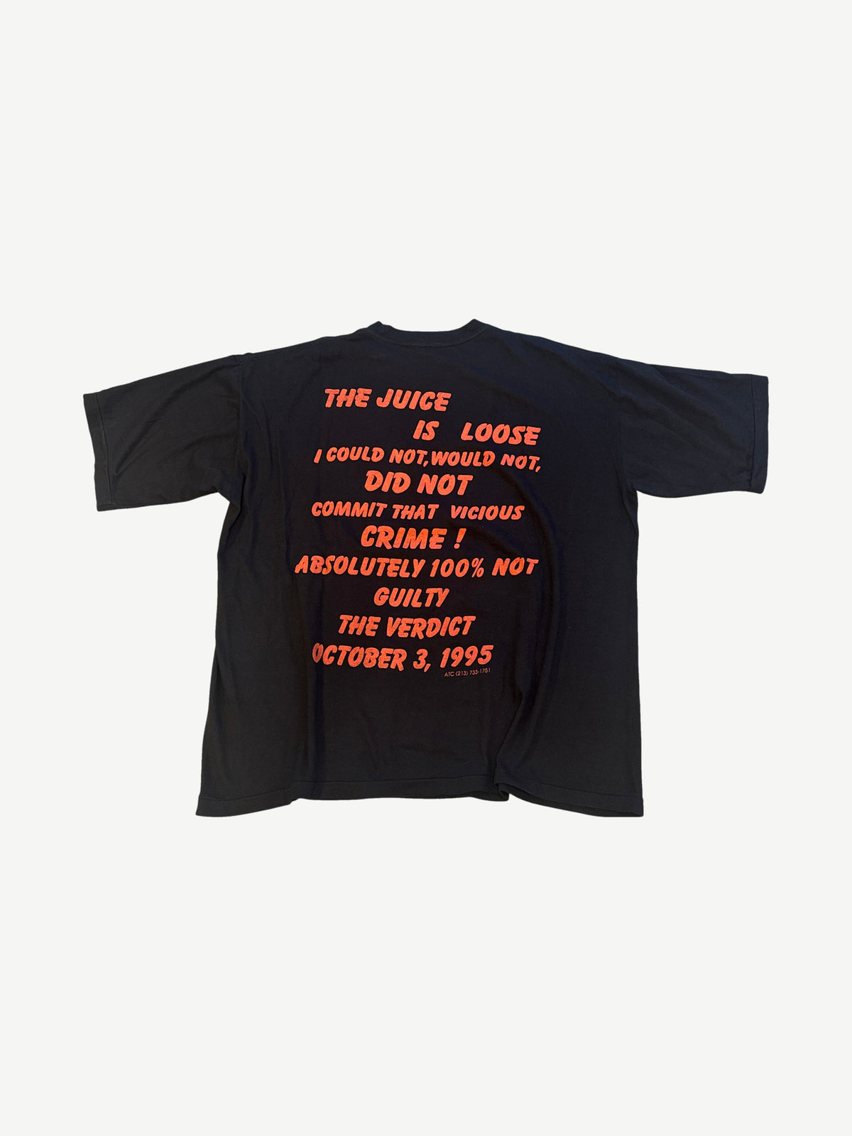Vintage OJ Simpson Supertrial Of the Century Tee