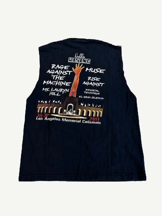 Vintage Rage Against the Machine LA Rising Festival Cutoff Tee
