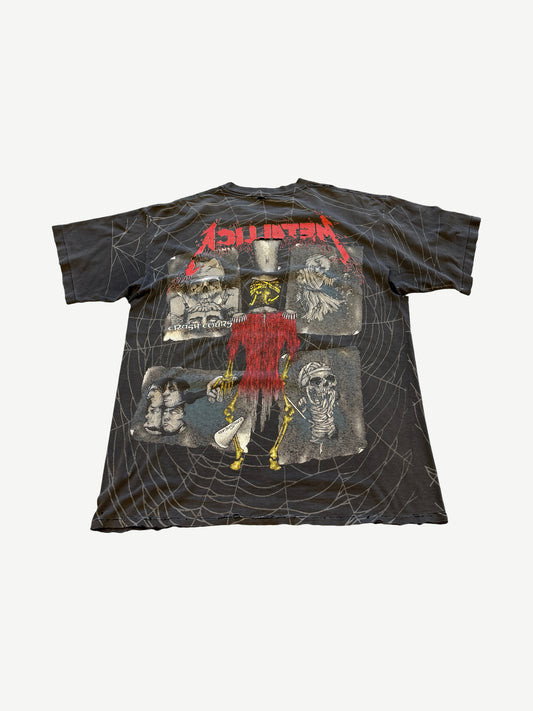 Vintage Faded Metallica Ringmaster All Over Print Tee