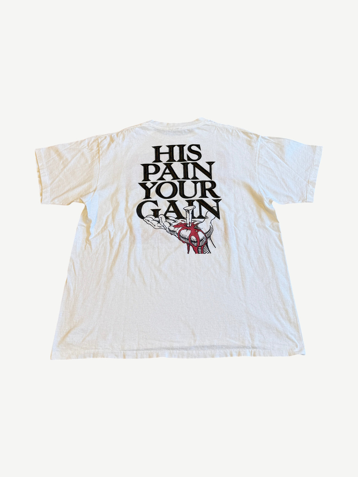 Vintage White Lord's Gym Living Epistles Tee