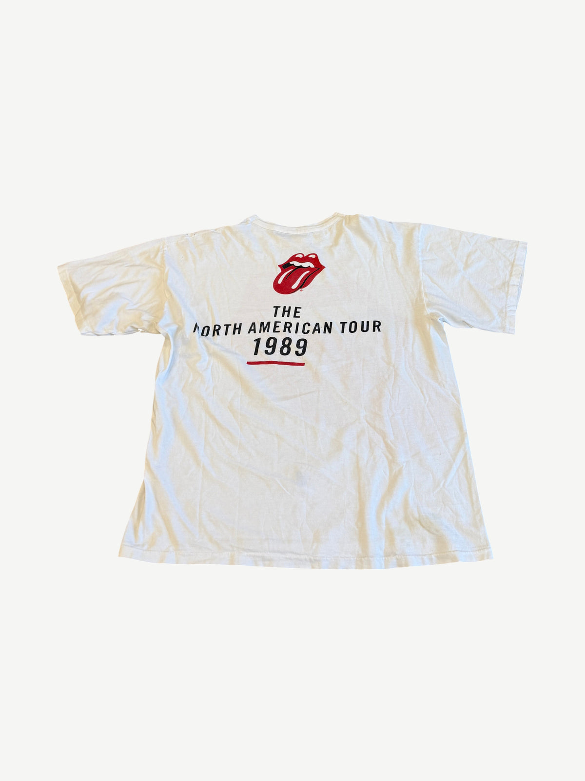 Vintage White Rolling Stones North American Tour Tee