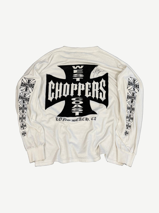 Vintage White West Coast Choppers Long Sleeve