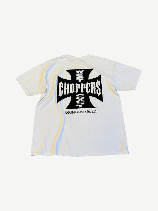 Vintage White West Coast Choppers Tee