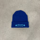 Chrome Hearts Blue Script Logo Beanie