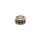 Chrome Hearts Silver Pete Punk Double Stack Ring