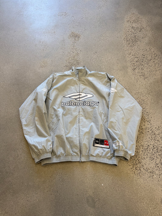 Balenciaga Gray 3B Football Tracksuit Jacket