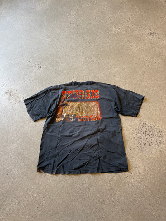Vintage Faded Sturgis South Dakota Black Hills Rally Tee