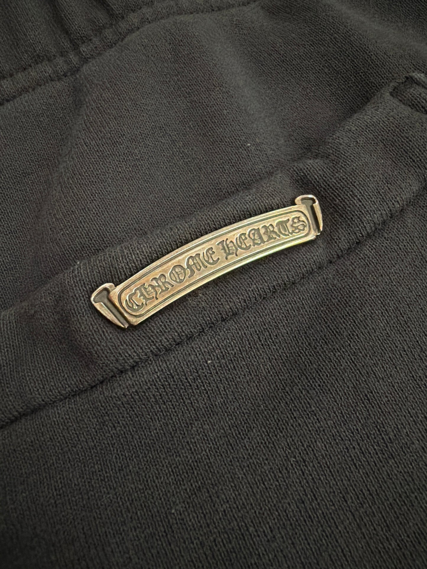 Chrome Hearts Black Paper Jam Triple Cross Sweat Shorts