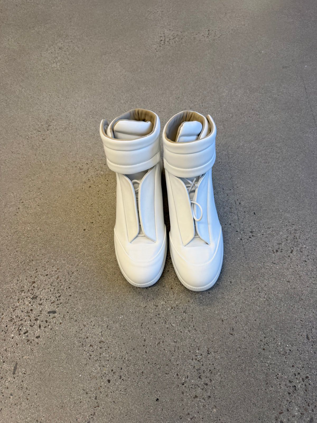 Maison Margiela White Future Leather High Tops