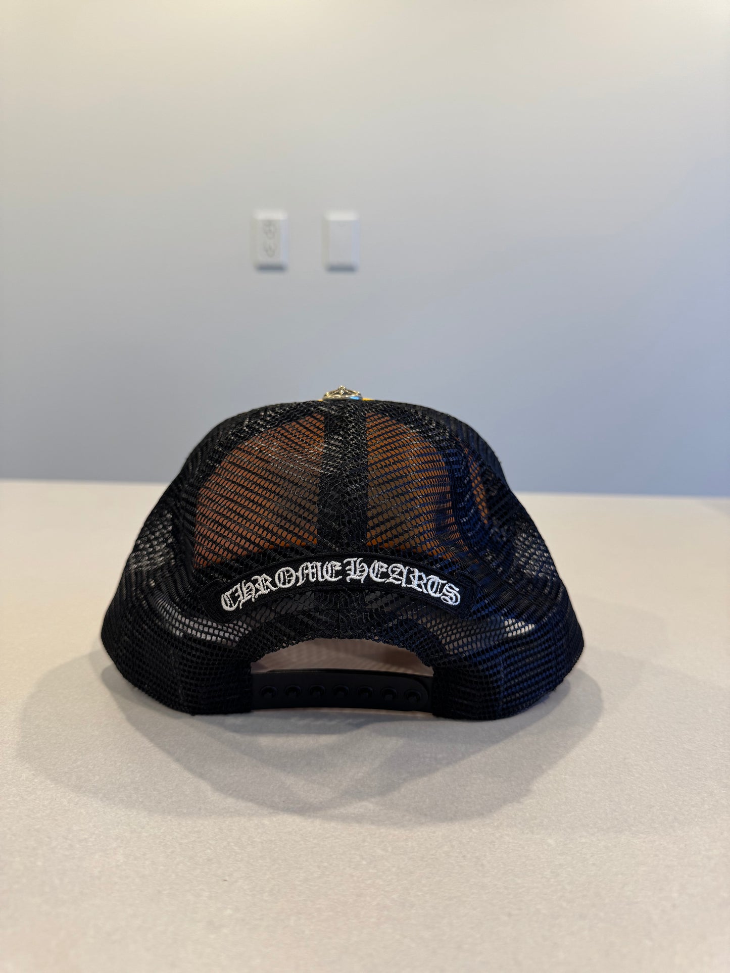 Chrome Hearts Matty Boy Yellow Sex Records Link Trucker Hat