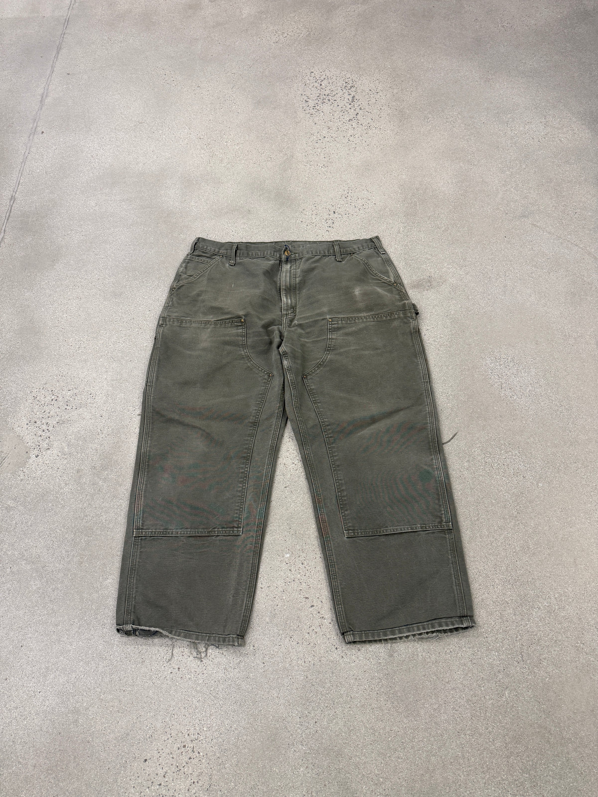 Vintage Carhartt Gray Double Knee Carpenter Pants