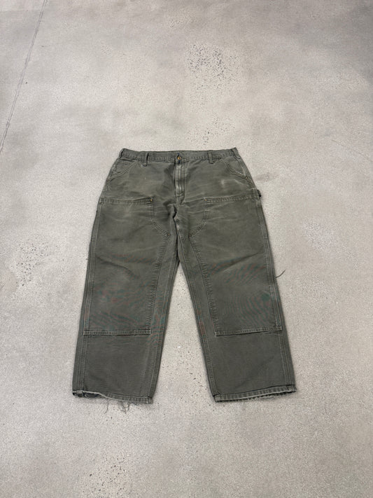 Vintage Carhartt Gray Double Knee Carpenter Pants