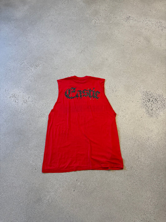 Bossi Vintage Red Harley Davidson Cutoff Tee