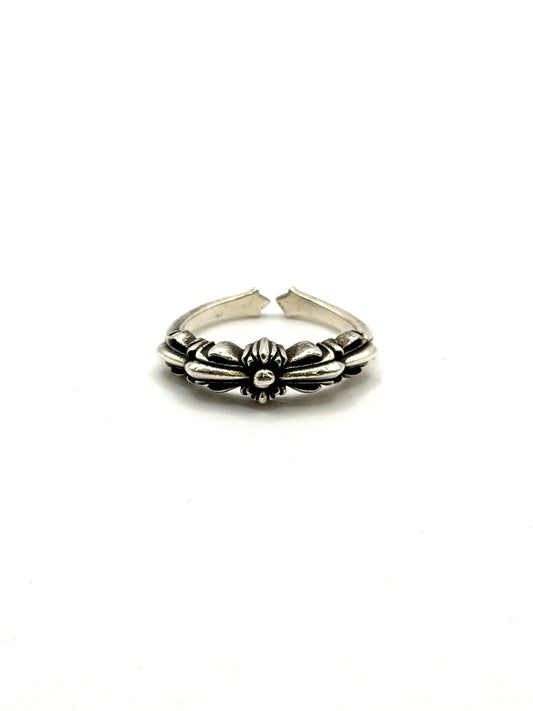 Chrome Hearts Baby Floral Cross Ring