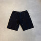 Chrome Hearts Black Flooded Patch Double Knee Carpenter Shorts
