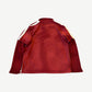 424 Red Double Sleeve Crest Polo Longsleeve