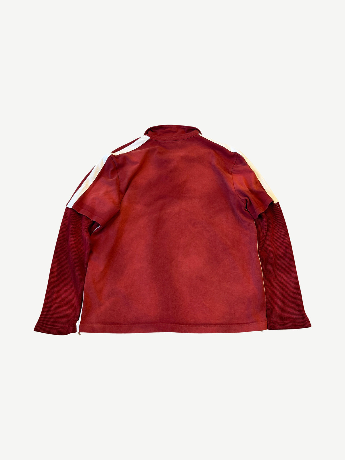 424 Red Double Sleeve Crest Polo Longsleeve